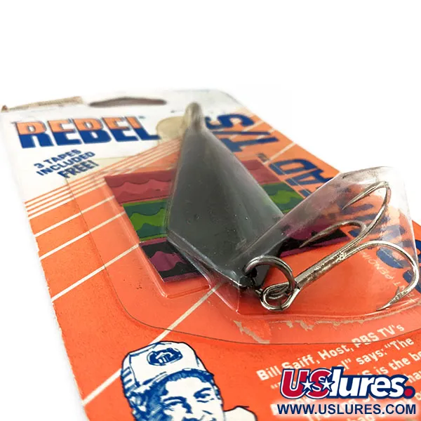   Rebel Arrowhead, 3/5oz Black fishing spoon #14851