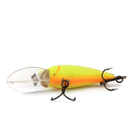 Vintage Bomber model 7A baby striper UV, 1/2oz Yellow fishing lure #14863