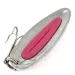 Vintage   Blue Fox Pixee UV, 1/2oz Hammered Nickel / Pink UV Glow in UV light, Fluorescent fishing spoon #14872