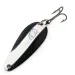 Vintage  Eppinger Dardevle Spinnie, 1/3oz Black / White / Nickel fishing spoon #14874
