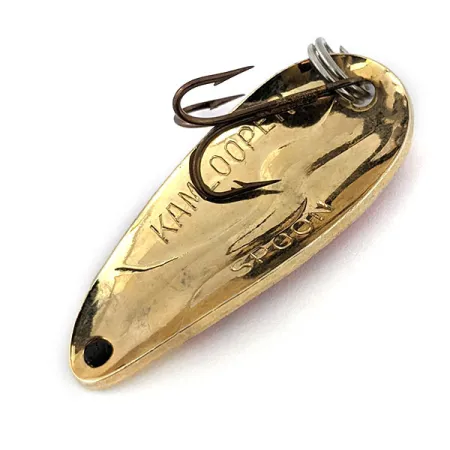 Vintage Acme Kamlooper Spoon, 2/5oz Red / Black / Gold fishing spoon #14877