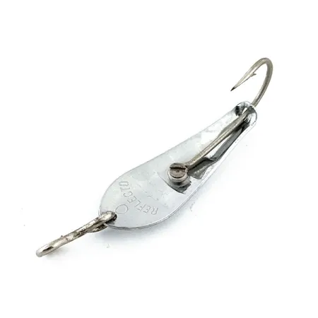 Vintage Luhr Jensen Weedless Reflecto #0, 1/16oz Nickel fishing spoon #14888