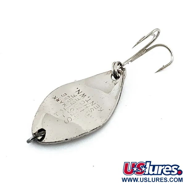 Vintage   Shoff's S-O, 1/4oz Nickel fishing spoon #14890