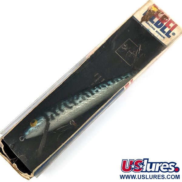 Vintage   Rebel Floater F9, 1/4oz Blue / Black / Silver fishing lure #14893
