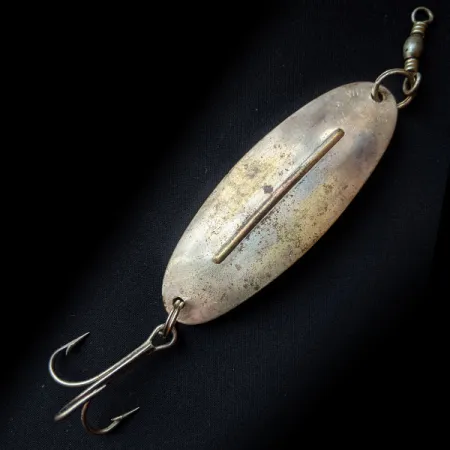 Vintage Williams Willams Wabler, 2/3oz Silver fishing spoon #14898