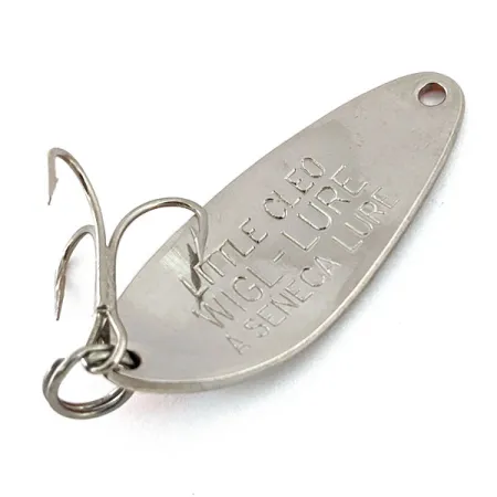 Vintage Little Cleo Seneca, 1/4oz Nickel fishing spoon #15779