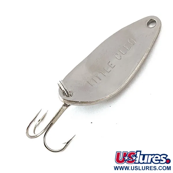Vintage Acme Little Cleo, 3/16oz Nickel fishing spoon #14903
