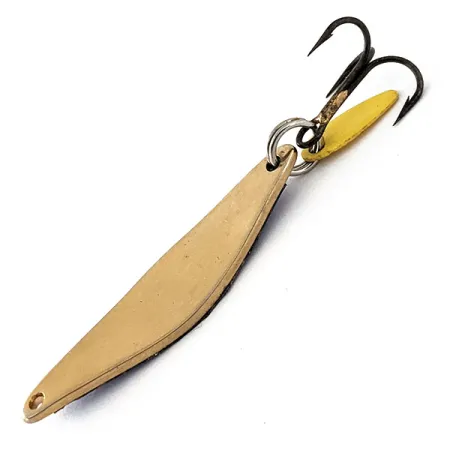 Vintage Bay de Noc Do-Jigger, 3/16oz Purple / Gold fishing spoon #14905