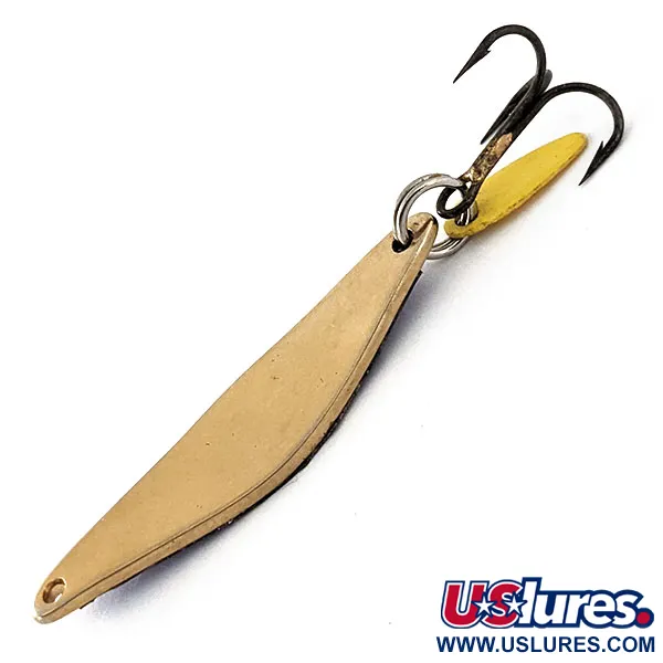 Vintage Bay de Noc Do-Jigger, 3/16oz Purple / Gold fishing spoon #14905