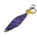 Vintage   Bay de Noc Do-Jigger, 3/16oz Purple / Gold fishing spoon #14905