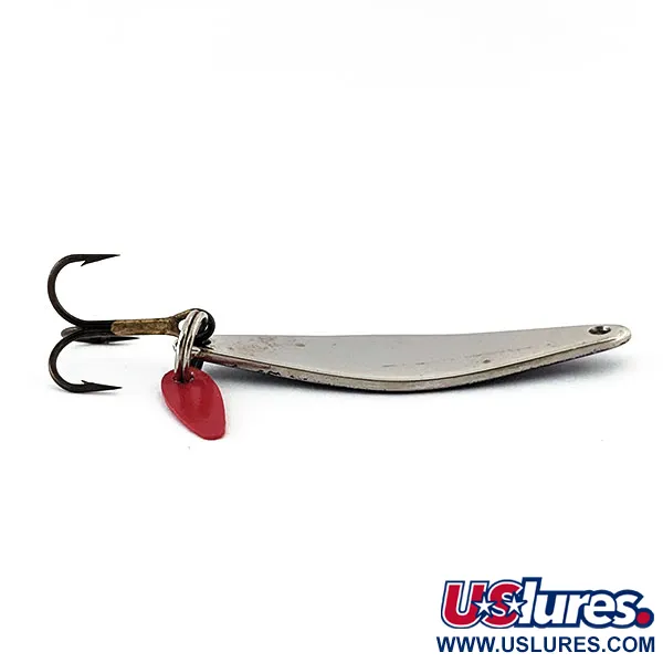 Vintage   Bay de Noc Do-Jigger, 3/16oz Black / Nickel / Green fishing spoon #14906