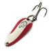 Vintage  Eppinger Dardevle Lildevle, 1/8oz Red / White / Nickel fishing spoon #14915