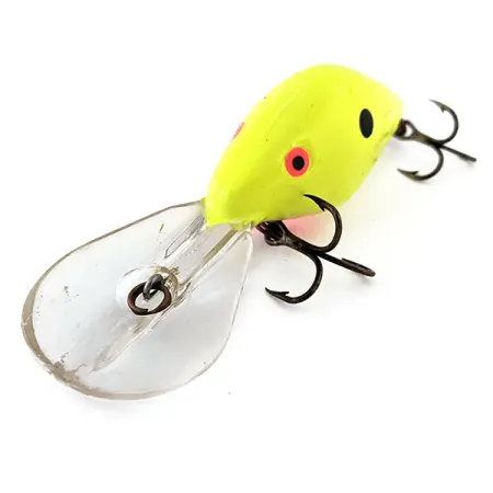 Vintage Mann's Bait  Mann's 15+, 1/2oz Yellow fishing lure #14926
