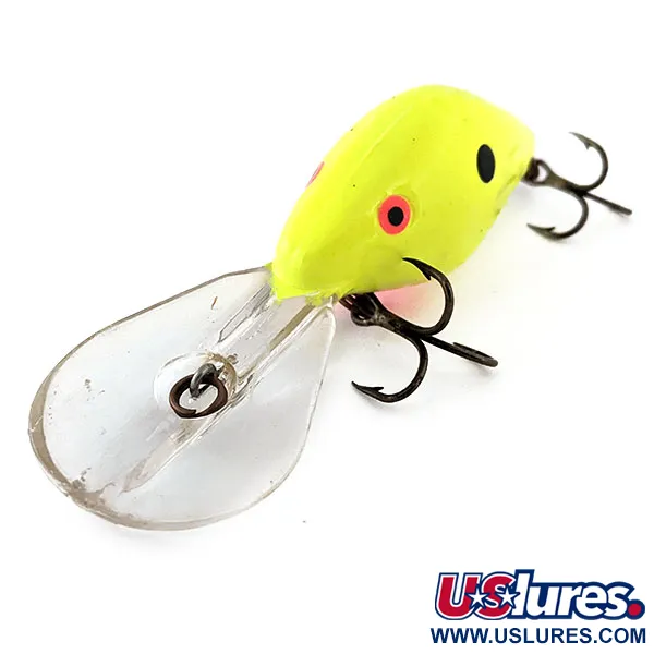 Vintage Mann's Bait  Mann's 15+, 1/2oz Yellow fishing lure #14926