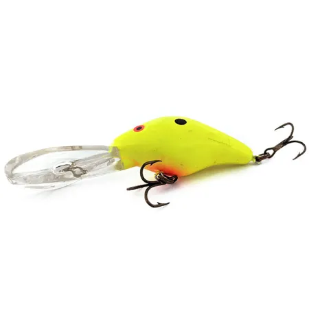 Vintage Mann's Bait  Mann's 15+, 1/2oz Yellow fishing lure #14926