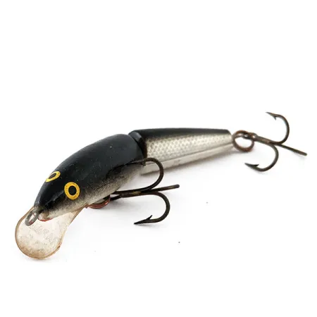 Vintage Rapala Jointed J7, 1/8oz S (Silver) fishing lure #14932