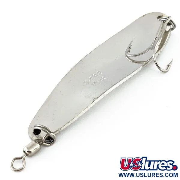 Vintage Gibbs Croc Silver Plated, 2oz Silver (Silver plated) fishing spoon #14943