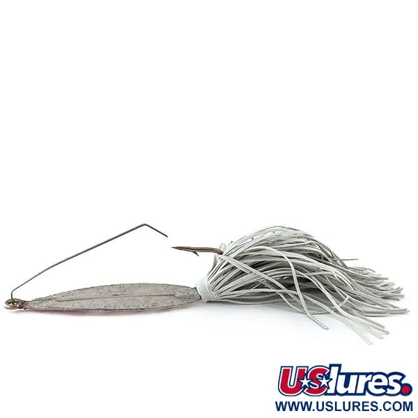 Vintage Fred Arbogast #3 Hawaiian, 3/5oz Red / White / Silver fishing spoon #14946