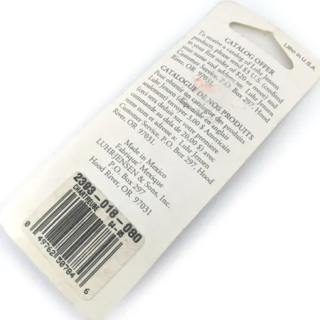 ​Luhr Jensen Hot Tail , 1/8oz Nickel / Yellow spinning lure #14956