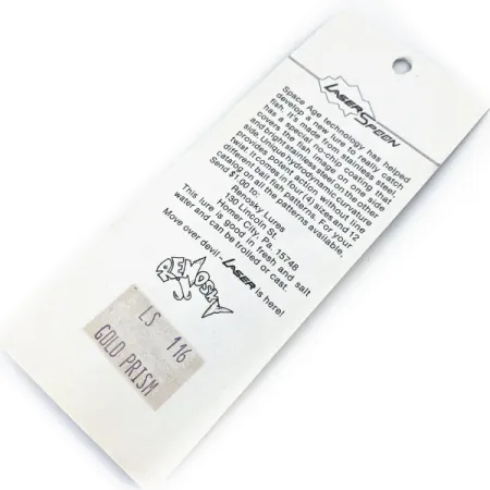 Renosky Lures Renosky Laser Spoon, 1/4oz Rainbow Brown fishing spoon #15628