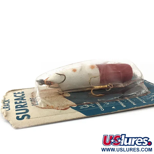 Atlantic Lures Atlaic Lures Crack, 1/4oz White / Red fishing lure #14975