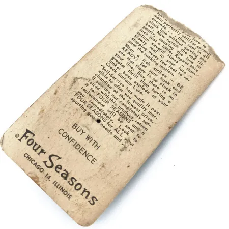 Atlantic Lures Atlaic Lures Crack, 1/4oz White / Red fishing lure #14975