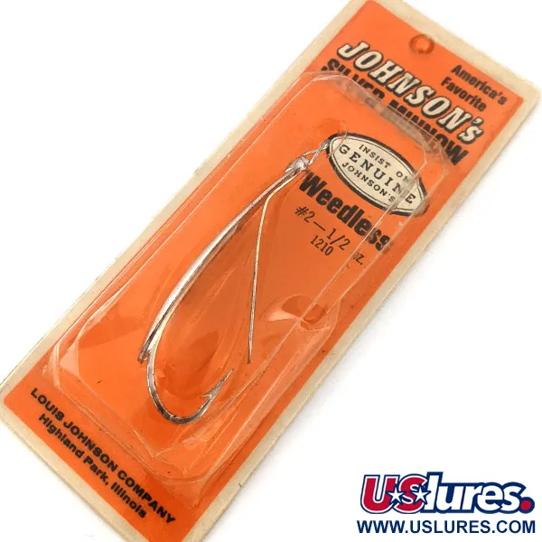 Vintage Weedless Johnson Silver Minnow (1970s)
