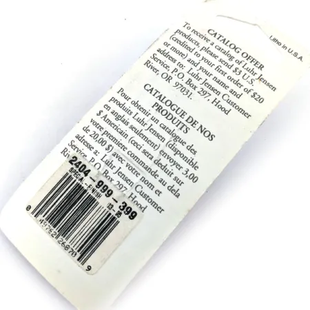 Luhr Jensen 2, 2/5oz spinning lure #14986