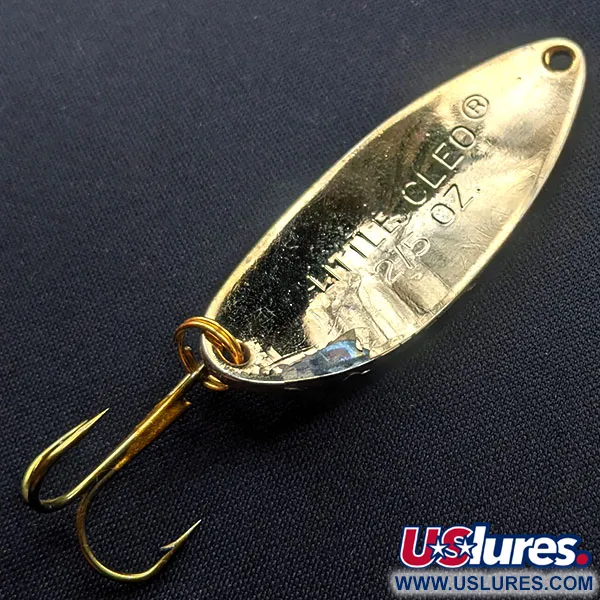 Vintage Acme Little Cleo, 2/5oz Gold fishing spoon #14994