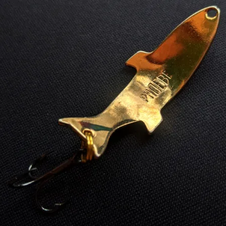 Vintage Acme Phoebe, 3/16oz Gold fishing spoon #14996