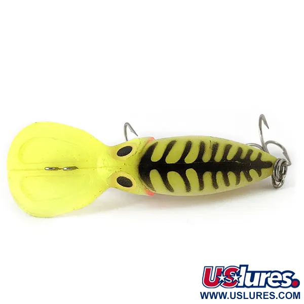Vintage   The Producers Willy's Worm Glow, 1/4oz White / Green Glow Glow in UV light, Fluorescent fishing lure #15007