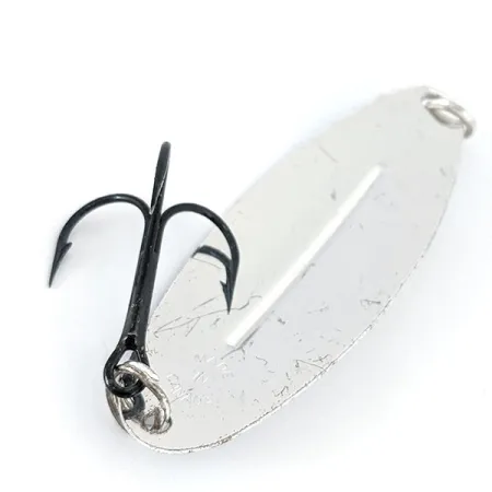 Vintage Williams Wabler W60, 3/4oz Silver / Blue fishing spoon #15008