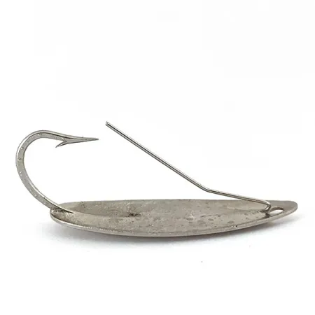 Vintage Weedless Atlantic Lures Celebrated Weedless​, 1/3oz Nickel fishing spoon #15016