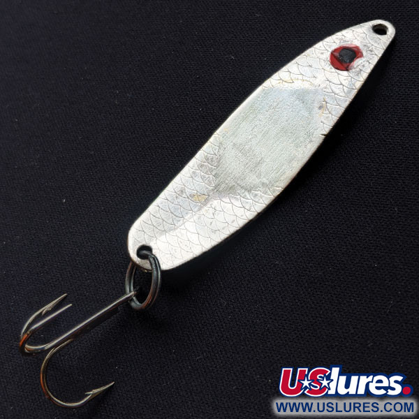 Vintage   Mepps Syclops 1, 2/5oz Silver fishing spoon #15019