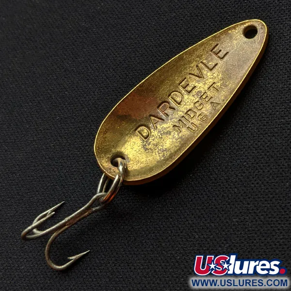 Vintage  Eppinger Dardevle Midget, 3/16oz Five of Diamonds fishing spoon #15037