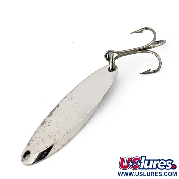 Vintage Acme Kastmaster, 1/4oz Nickel fishing spoon #15038