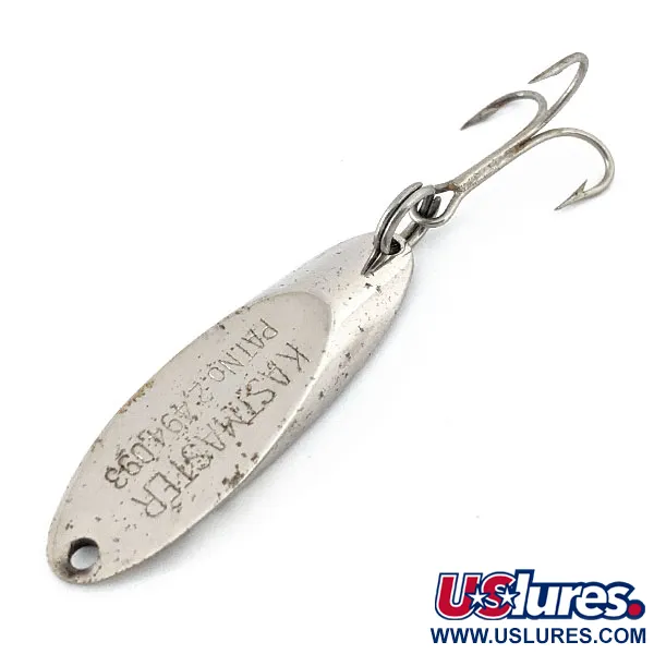 Vintage Acme Kastmaster, 1/4oz Nickel fishing spoon #15038