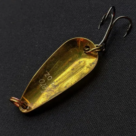 Vintage Aeroplane Spinner Aero, 1/3oz Brass fishing spoon #15042