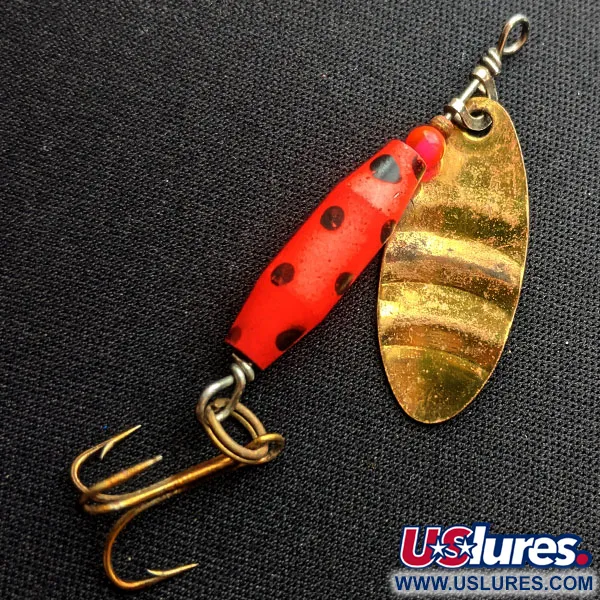 Vintage   Luhr Jensen Sneak, 3/16oz Gold spinning lure #15064