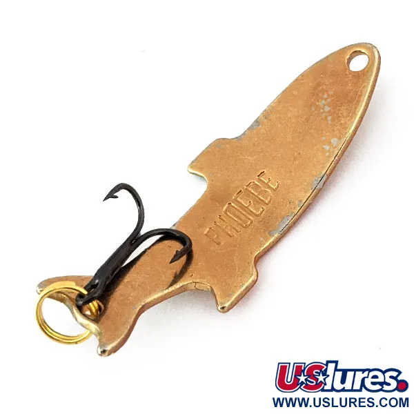 Vintage   Acme Phoebe, 1/8oz Fire Tiger fishing spoon #15072