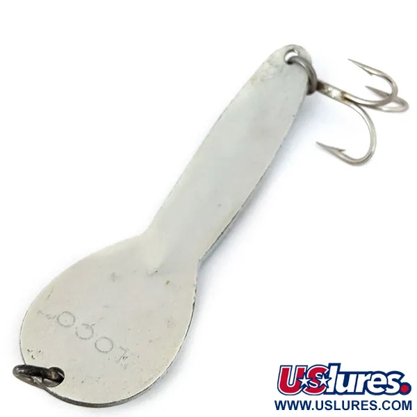 Vintage Glen Evans Loco 4, 3/4oz Pearl fishing spoon #15100