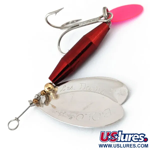 Vintage  Luhr Jensen Les Davis Bolo, 1/2oz  spinning lure #15110