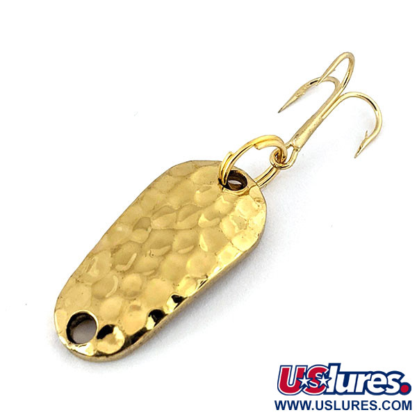   Luhr Jensen Luhr’s wobbler, 3/16oz Gold fishing spoon #15881