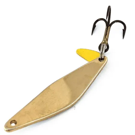 Vintage Bay de Noc Do-Jigger, 3/16oz Moon Jelly / Gold fishing spoon #15155