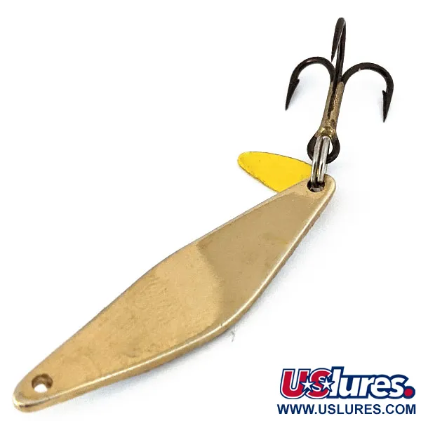 Vintage   Bay de Noc Do-Jigger, 3/16oz Moon Jelly / Gold fishing spoon #15155