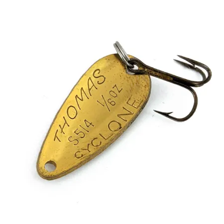 Vintage Thomas Cyclone, 1/8oz fishing spoon #15156