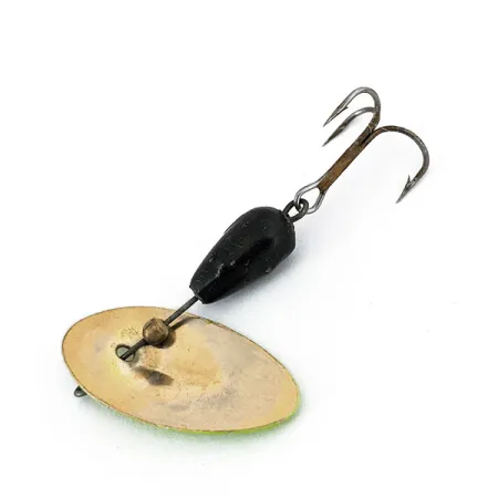 Vintage Panther Martin 4, 1/8oz Gold / Chartreuse spinning lure #15157