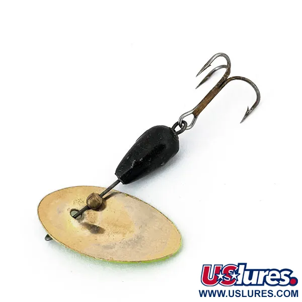 Vintage   Panther Martin 4, 1/8oz Gold / Chartreuse spinning lure #15157