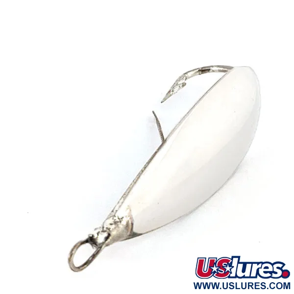 Vintage   Weedless Johnson Silver Minnow, 1/2oz Silver fishing spoon #15206