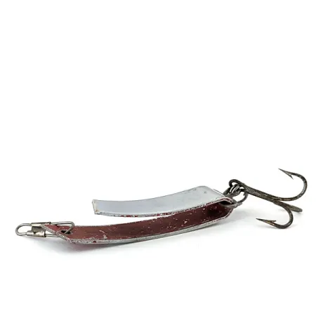 Vintage South Bend Super-Duper 506, 1/4oz Nickel / Red fishing spoon #15227